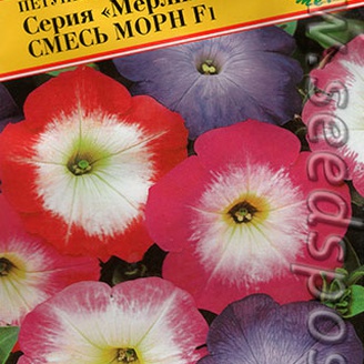 Петуния мультифлора Мерлин, Смесь Морн F1, 10 шт.