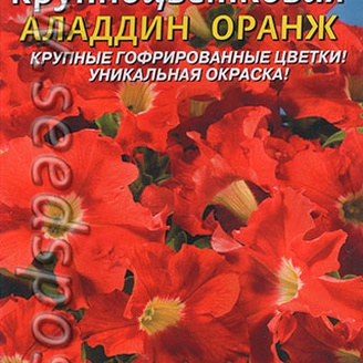 Петуния крупноцветковая Аладдин Оранж F1, 10 драже 