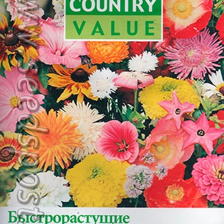 Быстрорастущие однолетники (Бархатцы, Лаветера, Космея), 1 г