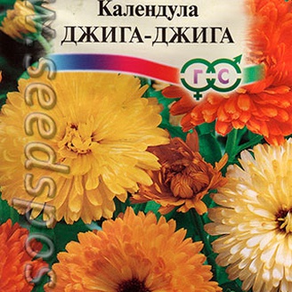 Календула Джига-Джига, Смесь сортов, 0,3 г